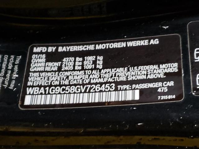 VIN WBA1G9C58GV726453 2016 BMW 2 Series, 228 Xi Sulev no.13