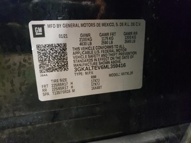 2021 GMC TERRAIN SL 3GKALTEV6ML359416
