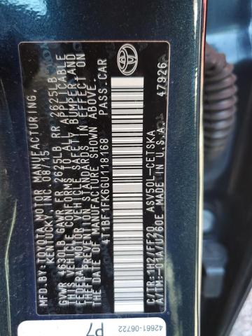 2016 TOYOTA CAMRY LE 4T1BF1FK6GU118168