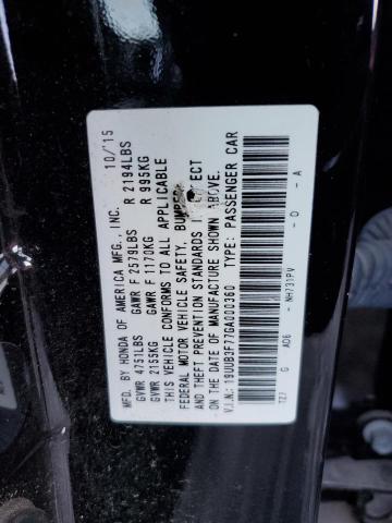 2016 ACURA TLX ADVANC 19UUB3F77GA000360