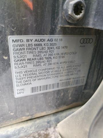 VIN WA1VABF78JD031438 2018 Audi Q7, Prestige no.12