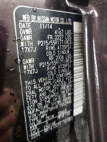 2015 NISSAN JUKE S - JN8AF5MV8FT552945