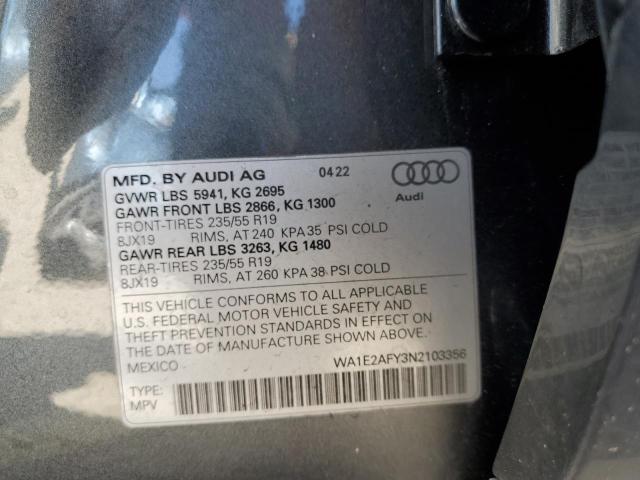 WA1E2AFY3N2103356 2022 AUDI Q5, photo no. 13