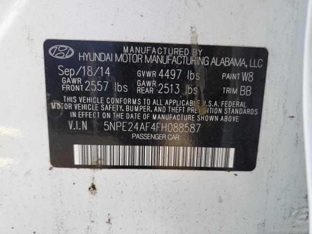 5NPE24AF4FH088587 | 2015 HYUNDAI SONATA SE