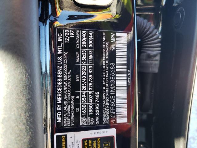 2021 MERCEDES-BENZ GLS 580 4M 4JGFF8GE1MA386688