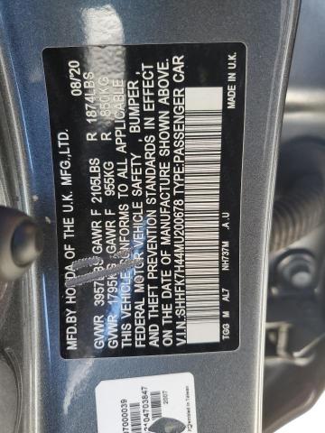 SHHFK7H44MU200678 2021 Honda Civic Sport