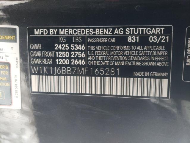 Lot #2423500067 2021 MERCEDES-BENZ E AMG 53 salvage car