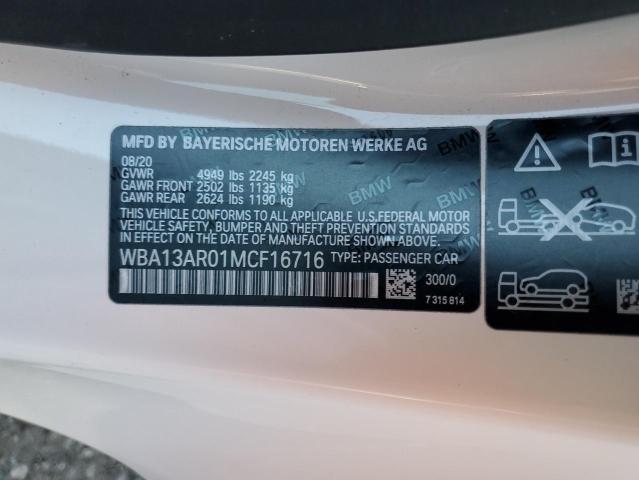 2021 BMW M440XI WBA13AR01MCF16716