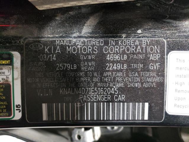 KNALN4D71E5162045 | 2014 KIA CADENZA PR