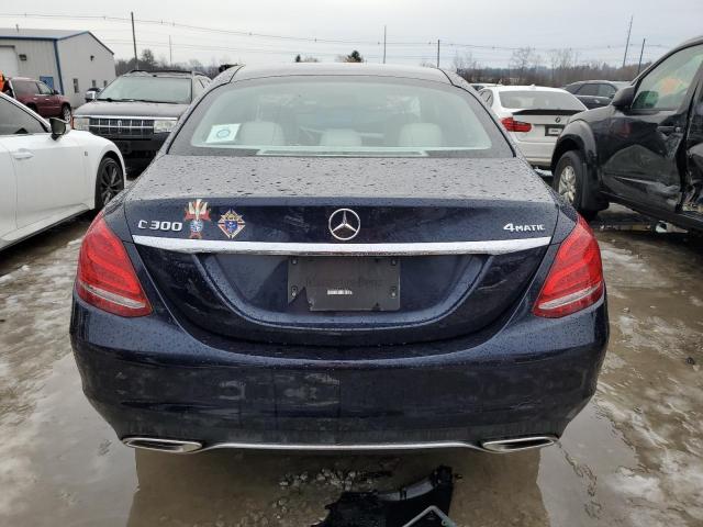 2017 Mercedes-Benz C 300 4Matic VIN: 55SWF4KB4HU205699 Lot: 39819994