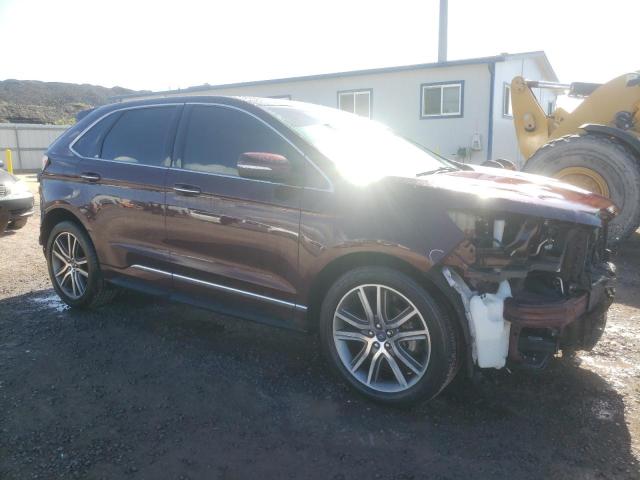 Vin: 2fmpk3k92kbb76700, lot: 37347404, ford edge titanium 20194