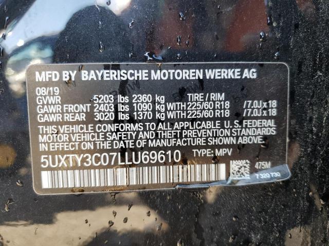 5UXTY3C07LLU69610 2020 BMW X3, photo no. 14