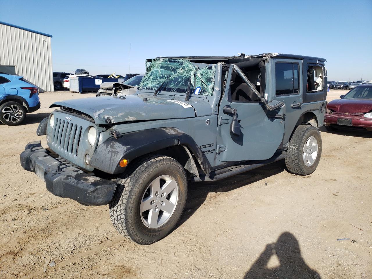 1C4BJWDG5EL277152 2014 Jeep Wrangler Unlimited Sport