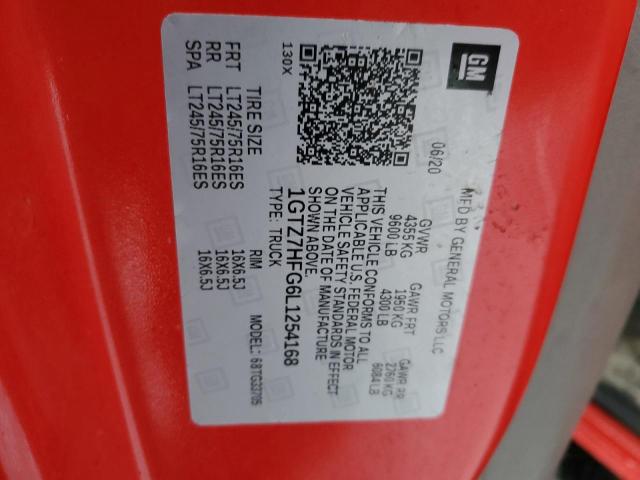 2020 GMC SAVANA G35 - 1GTZ7HFG6L1254168