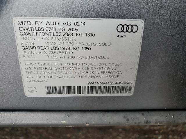 VIN WA1VMAFP2EA096245 2014 Audi Q5, Tdi Prestige no.12