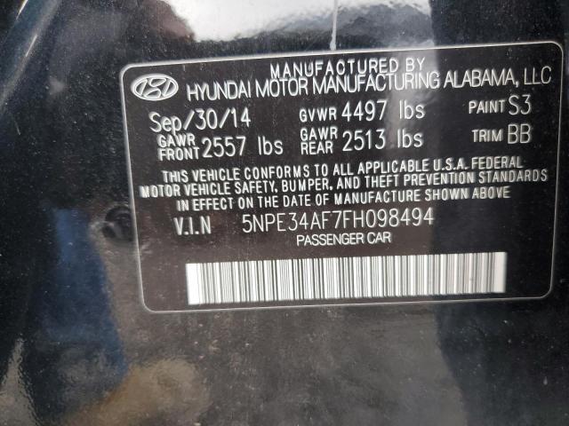 5NPE34AF7FH098494 | 2015 HYUNDAI SONATA SPO