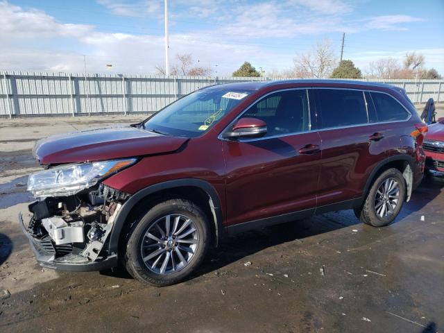 5TDJZRFH9KS737290 | 2019 TOYOTA HIGHLANDER