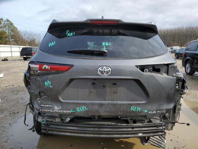 VIN 5TDGZRBHXNS591633 2022 Toyota Highlander, Xle no.6