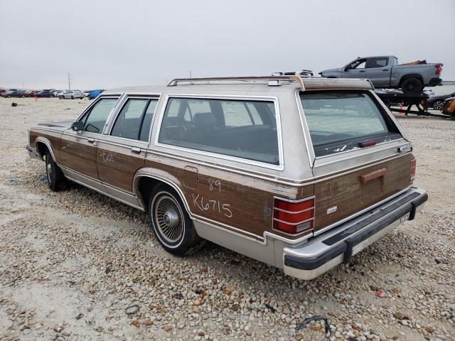 1989 Mercury Marquis Colony Park Ls VIN: 2MEBM79F5KX714724 Lot: 40057524