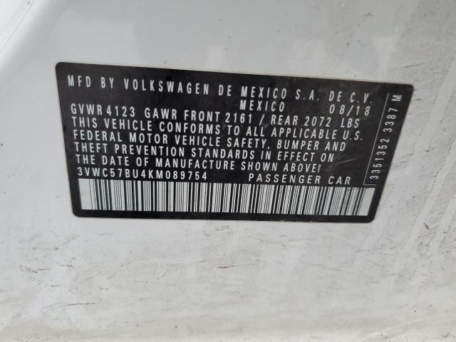 2019 VOLKSWAGEN JETTA S 3VWC57BU4KM089754