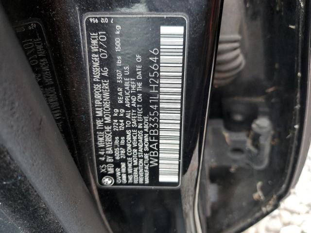 2001 BMW X5 4.4I VIN: WBAFB33541LH25646 Lot: 82517353
