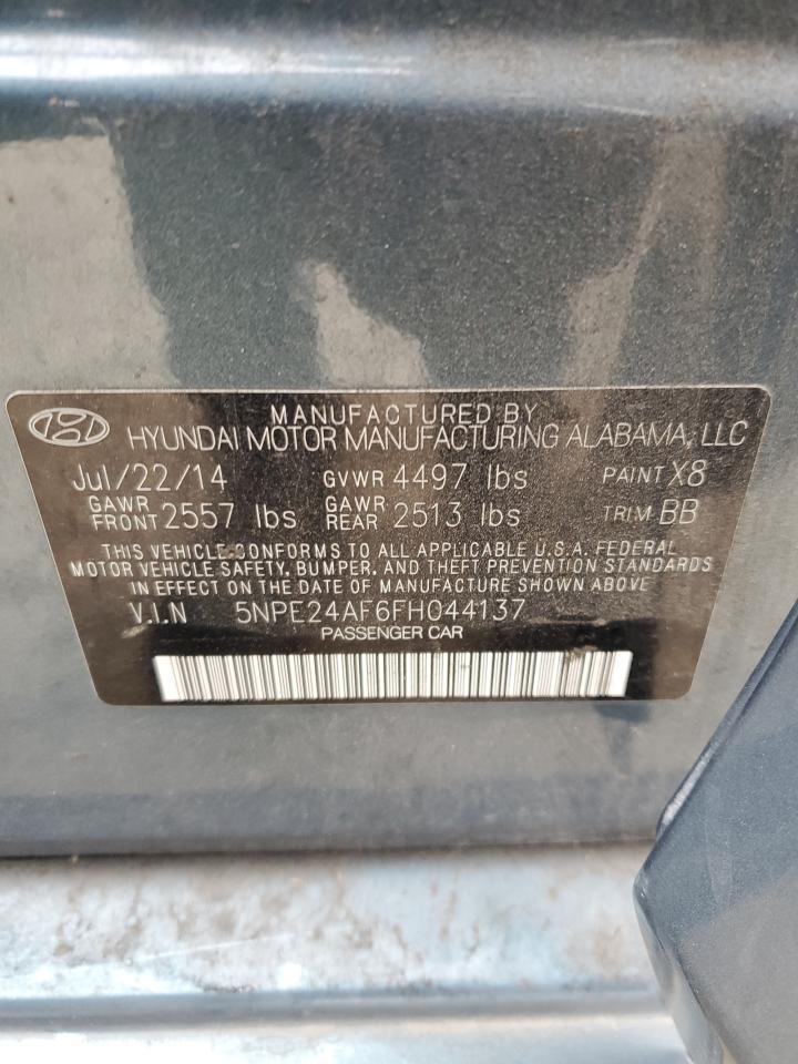 5NPE24AF6FH044137 2015 Hyundai Sonata Se