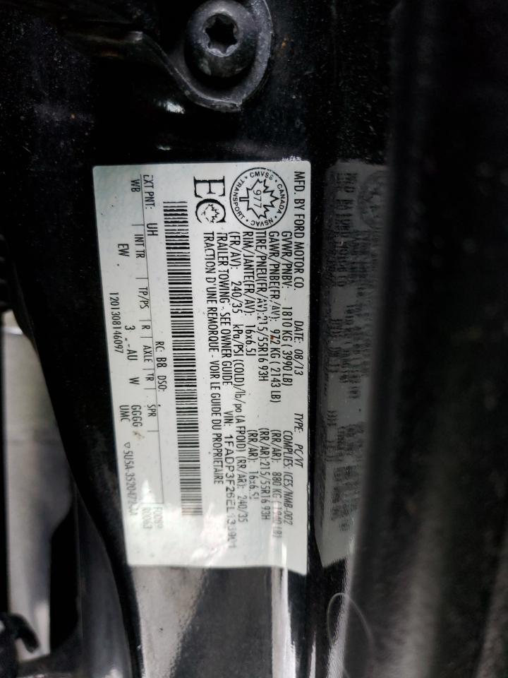 1FADP3F26EL133901 2014 Ford Focus Se