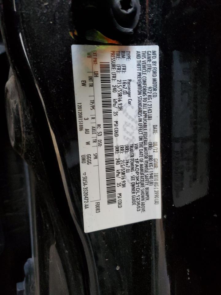 1FADP3K21DL123653 2013 Ford Focus Se