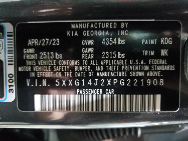 5XXG14J2XPG221908 | 2023 KIA K5 LXS