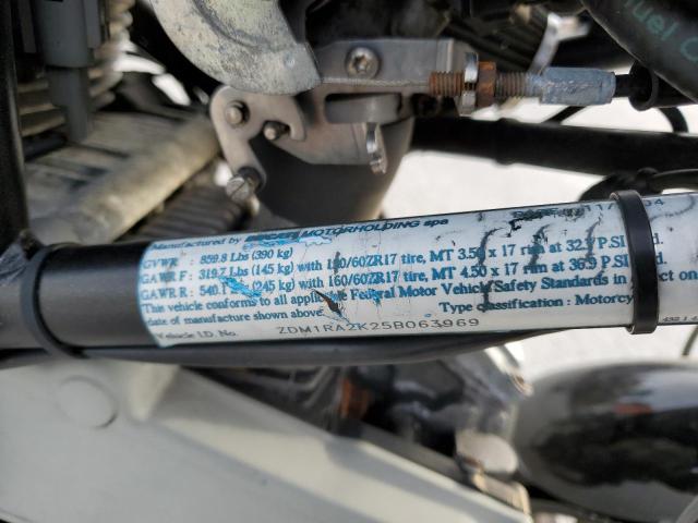 2005 DUCATI M600 ZDM1RA2K25B063969