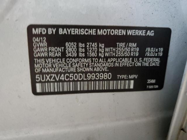 VIN 5UXZV4C50DL993980 2013 BMW X5, Xdrive35I no.13