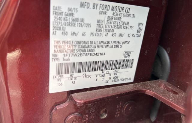 1FT7W2BT5FED42183 | 2015 FORD F250 SUPER