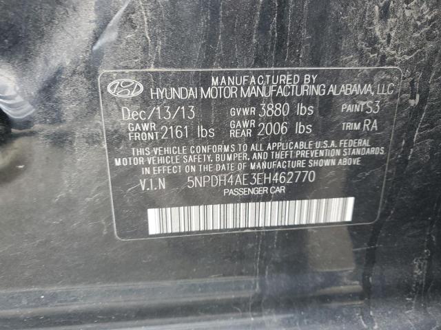 5NPDH4AE3EH462770 | 2014 HYUNDAI ELANTRA SE