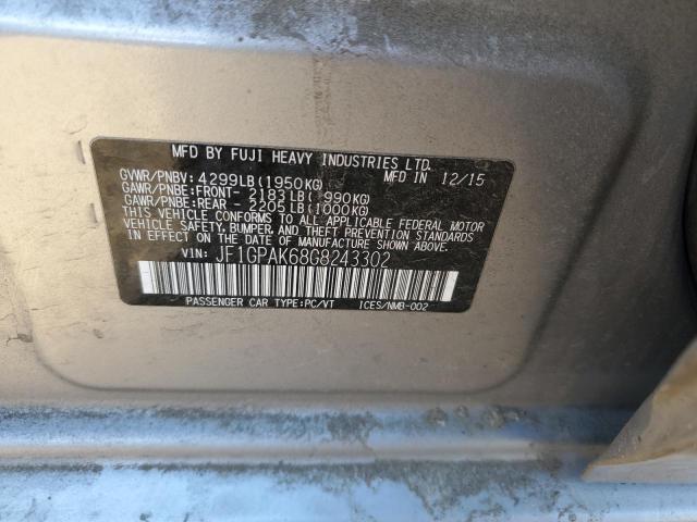 2016 SUBARU IMPREZA LI - JF1GPAK68G8243302