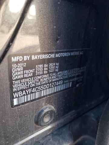 VIN WBAYF4C55DD127449 2013 BMW 7 Series, 740 Lxi no.12