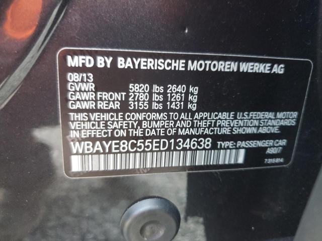 VIN WBAYE8C55ED134638 2014 BMW 7 Series, 750 LI no.12