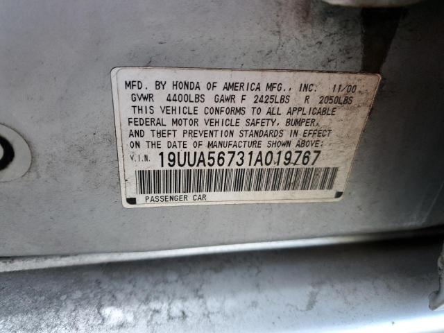 19UUA56731A019767 2001 Acura 3.2Tl