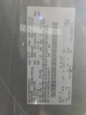2017 FORD ESCAPE S 1FMCU0F79HUC93077