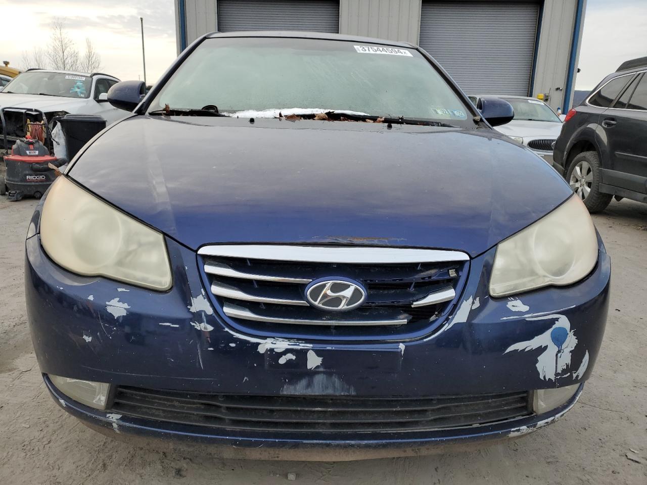 KMHDU4AD9AU990862 2010 Hyundai Elantra Blue