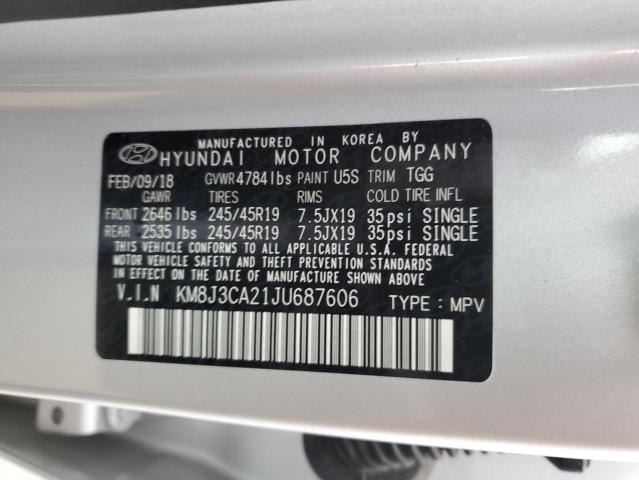 2018 HYUNDAI TUCSON VAL - KM8J3CA21JU687606