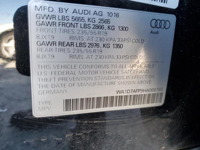 VIN WA1D7AFP9HA069745 2017 Audi Q5, Premium Plus S-... no.13