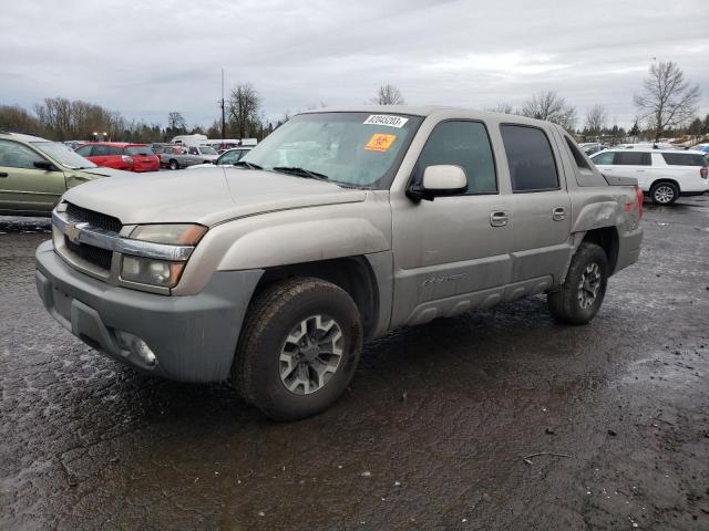 Lot #2494126699 2002 CHEVROLET AVALANCHE salvage car