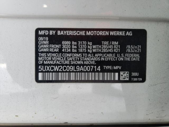 VIN 5UXCW2C09L9A00714 2020 BMW X7, Xdrive40I no.13