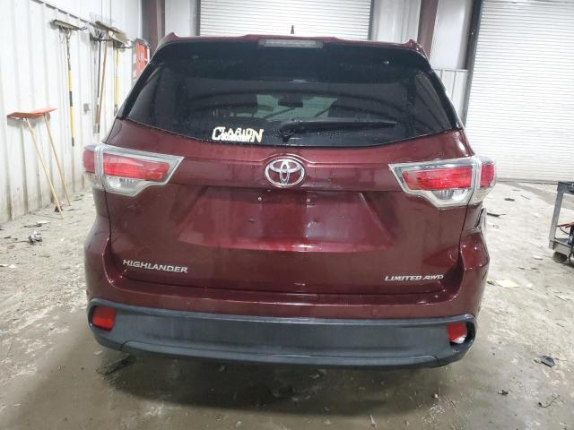 VIN 5TDDKRFH5FS076347 2015 Toyota Highlander, Limited no.6