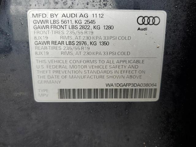 VIN WA1DGAFP3DA038064 2013 Audi Q5, Premium Plus no.12