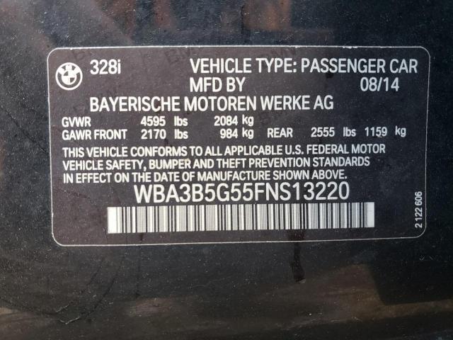 Lot #2344131892 2015 BMW 328 XI SUL salvage car