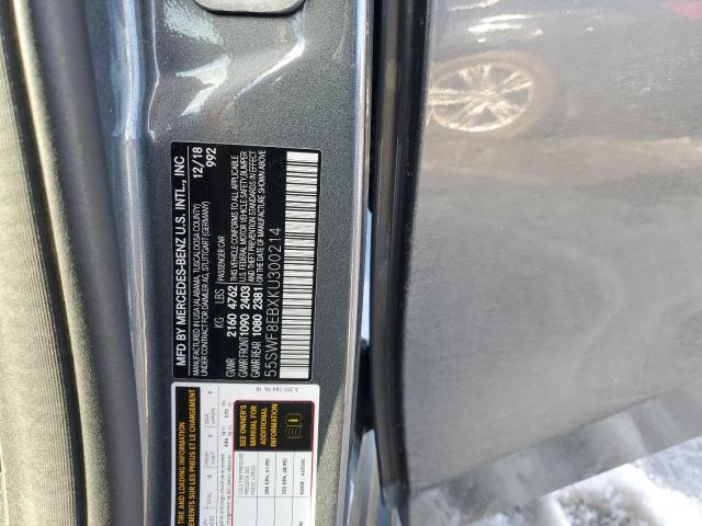 2019 MERCEDES-BENZ C 300 4MAT - 55SWF8EBXKU300214
