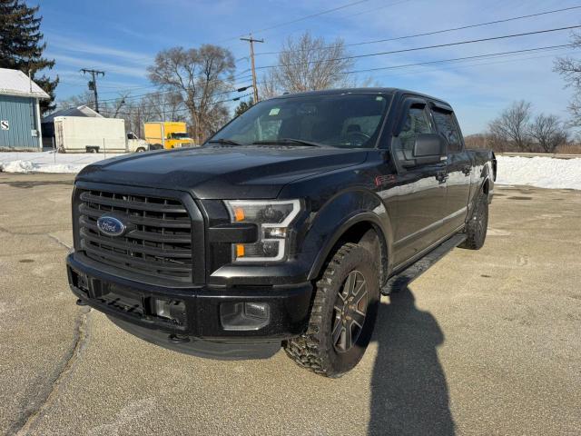 FORD F150 SUPER 2015 black crew pic gas 1FTFW1EG2FFC40354 photo #3