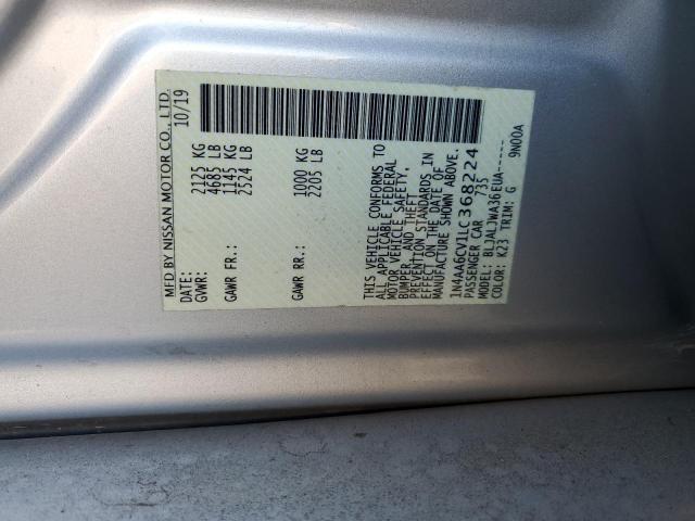 2020 NISSAN MAXIMA SV 1N4AA6CV1LC368224