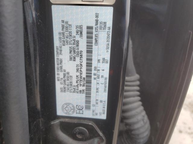 2016 FORD F150 SUPER - 1FTEW1EP1GFC75870
